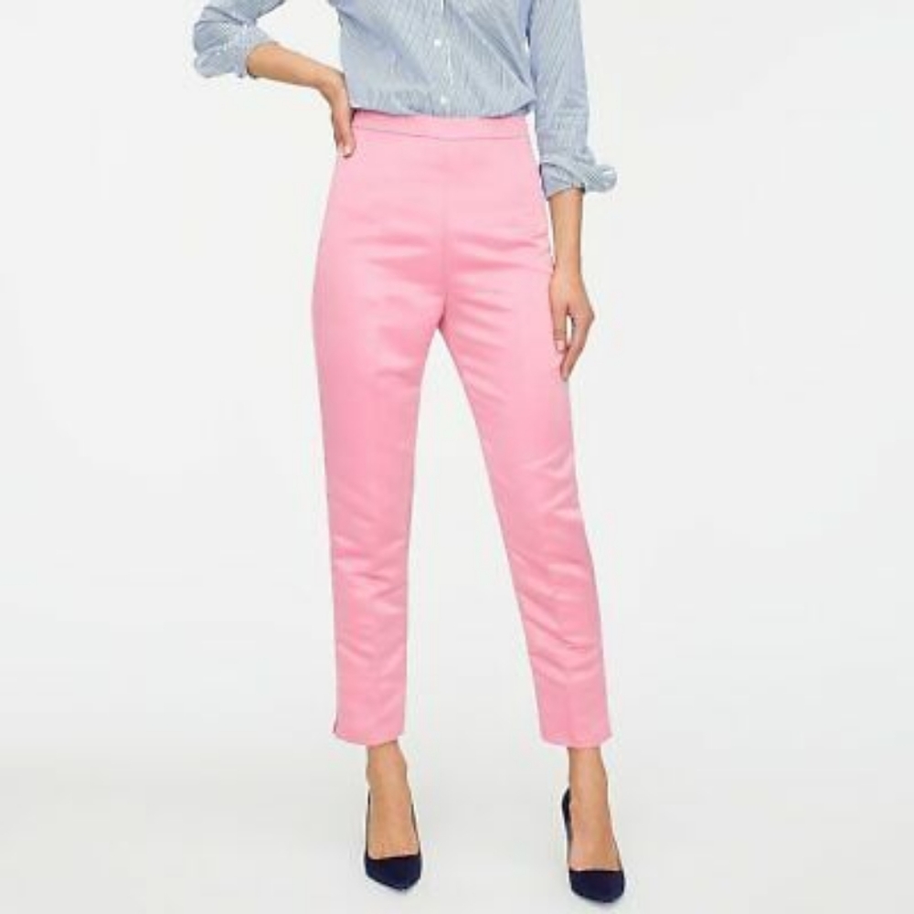 J Crew High Rise Cigarrette Pants